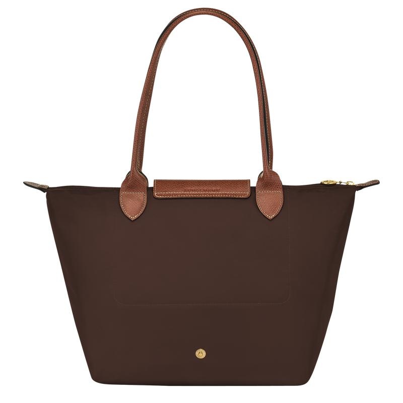 Ebony Brown Longchamp Le Pliage Original M Women's Tote Bag | GKOZ-81640