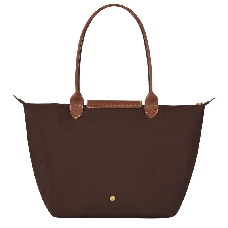 Ebony Brown Longchamp Le Pliage Original L Women's Tote Bag | CPVR-61302