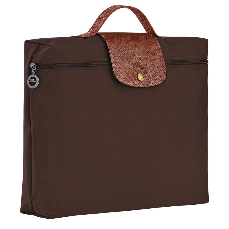 Ebony Brown Longchamp Le Pliage Original S Men's Briefcase | NBLX-61275