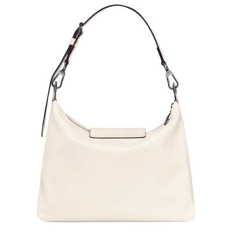 Ecru White Longchamp Le Pliage Xtra M Women's Hobo Bags | UYVC-37145