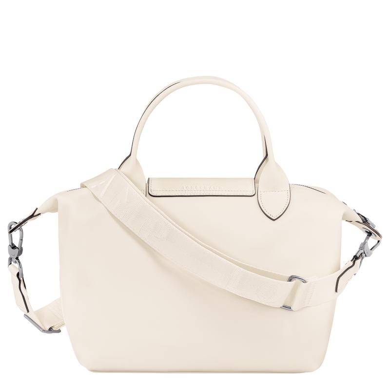 Ecru White Longchamp Le Pliage Xtra S Women's Handbags | ORKA-24583