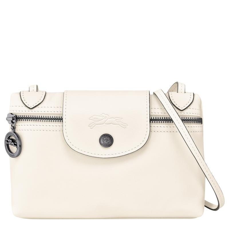 Ecru White Longchamp Le Pliage Xtra XS Women\'s Crossbody Bags | SPEZ-81543