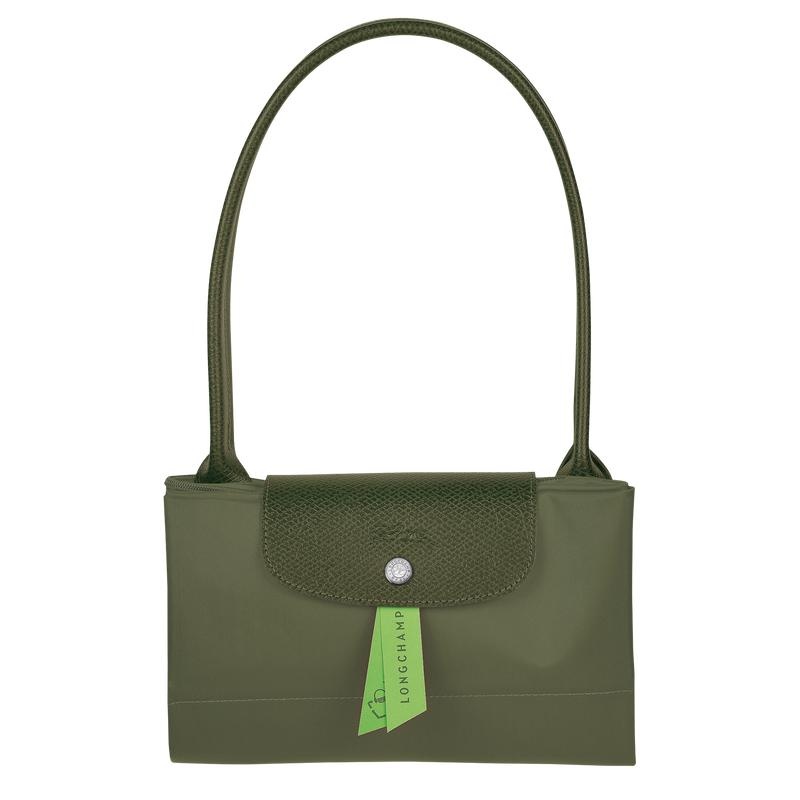 Forest Green Longchamp Le Pliage Green L Women's Tote Bag | VQUY-39726