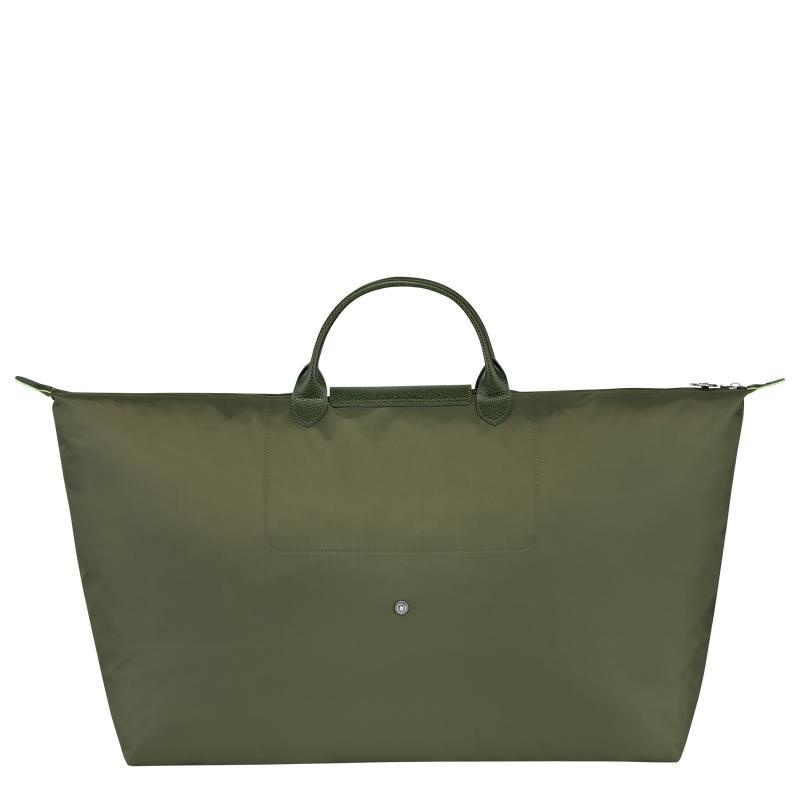 Forest Green Longchamp Le Pliage Green M Women's Travel Bags | CTSD-14958