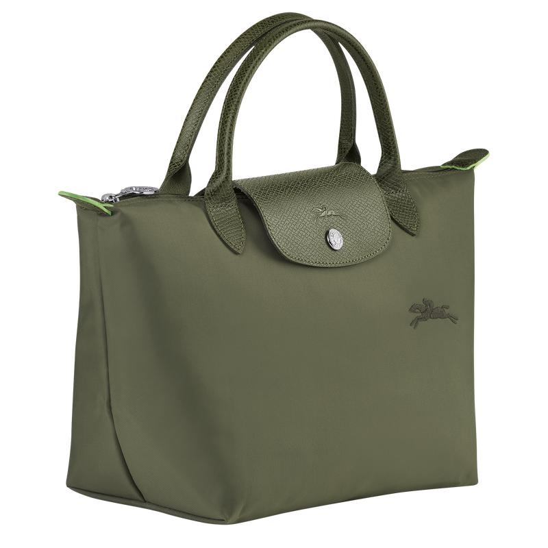 Forest Green Longchamp Le Pliage Green S Women's Handbags | JPDV-29587