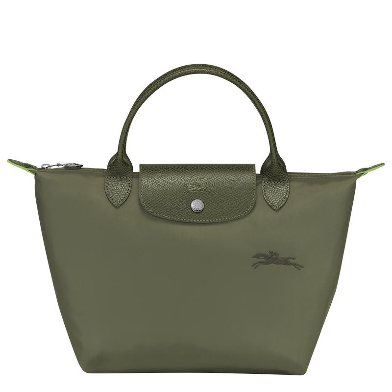 Forest Green Longchamp Le Pliage Green S Women\'s Handbags | JPDV-29587