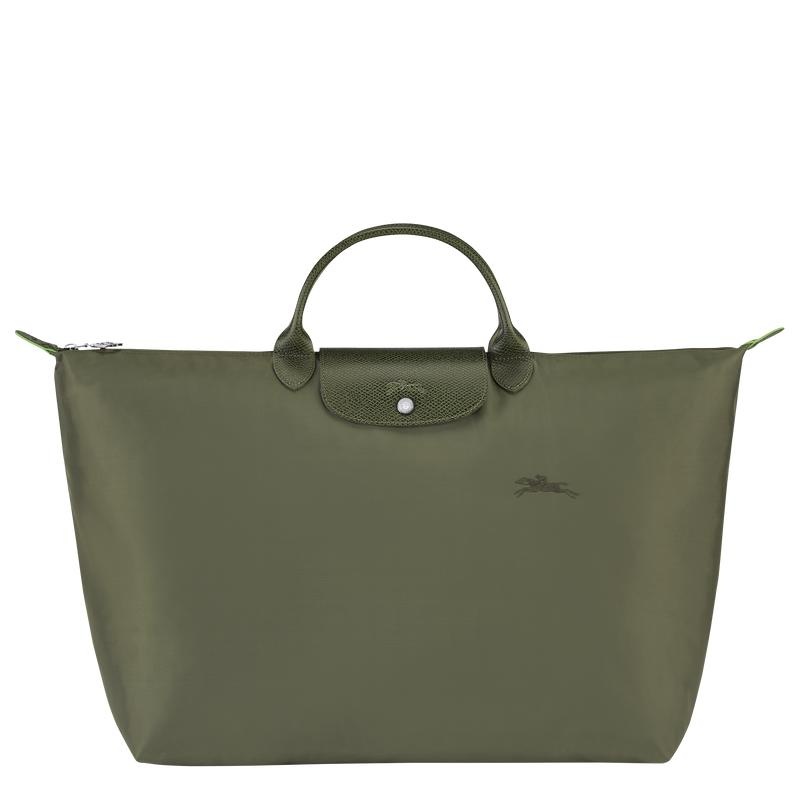 Forest Green Longchamp Le Pliage Green S Men\'s Travel Bags | GYIA-79206