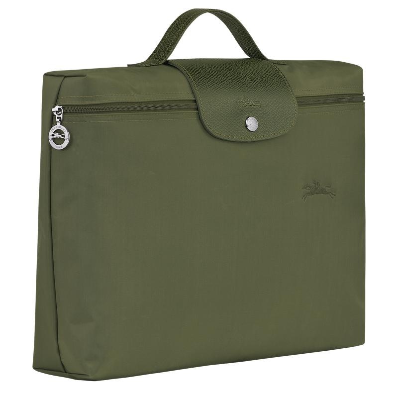 Forest Green Longchamp Le Pliage Green S Men's Briefcase | ORKC-15243