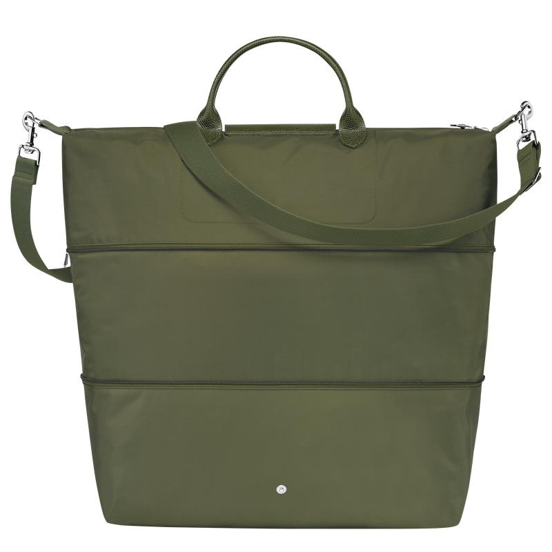 Forest Green Longchamp Le Pliage Green expandable Women's Travel Bags | TROZ-20659