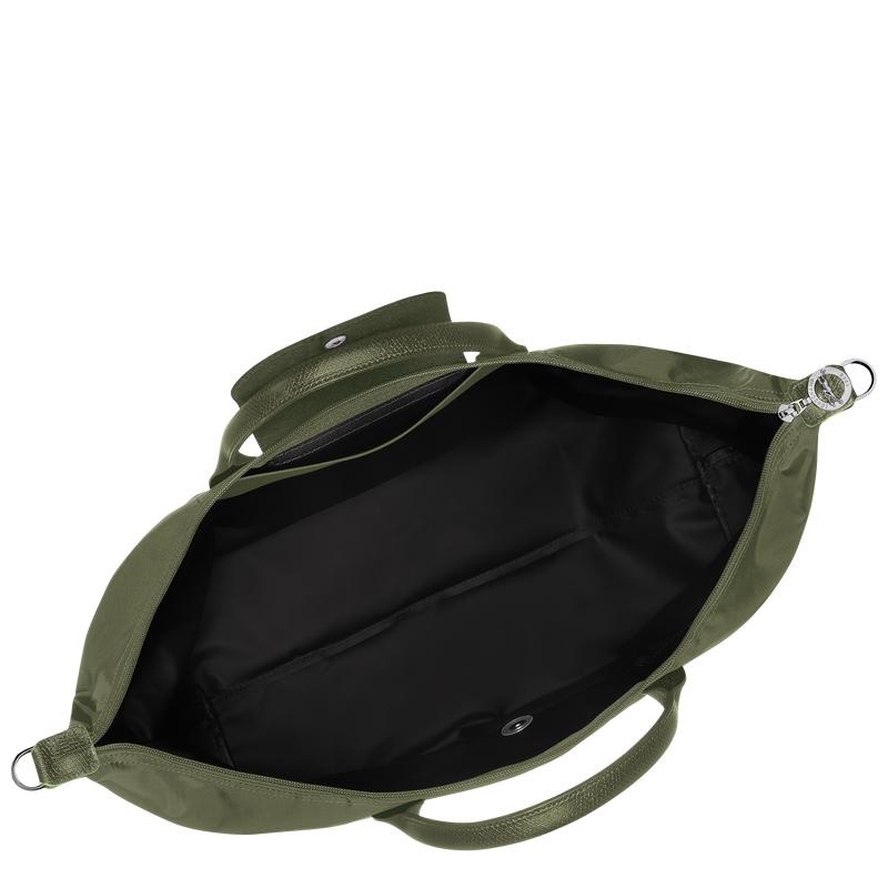 Forest Green Longchamp Le Pliage Green expandable Men's Travel Bags | ORXL-97231