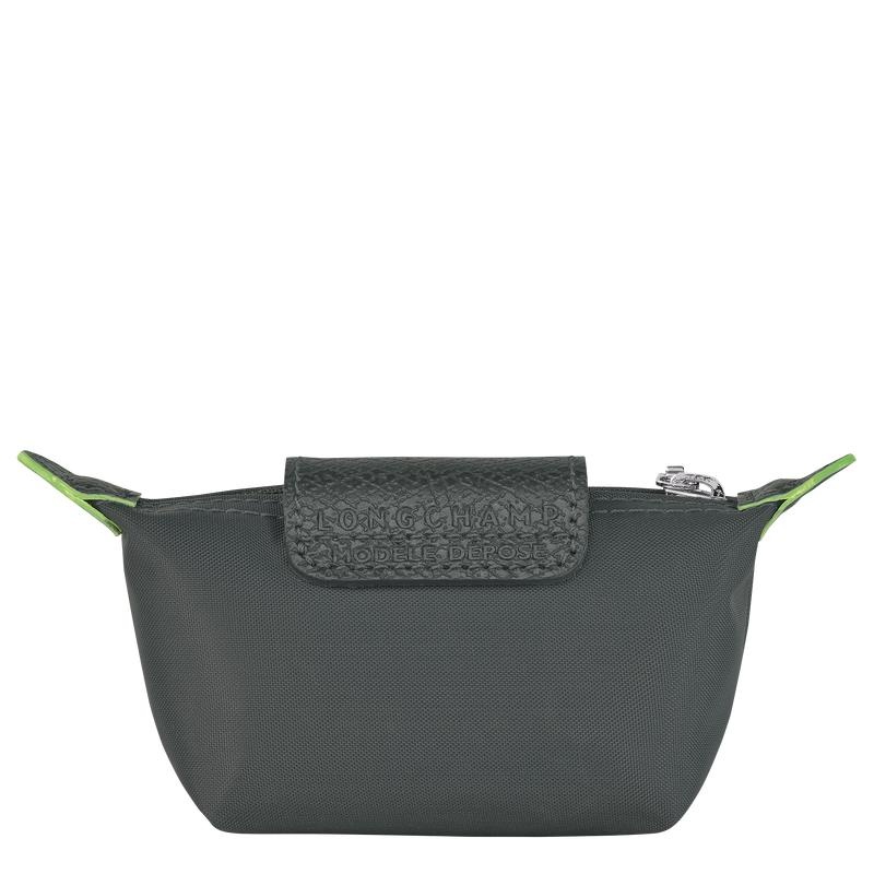 Graphite Grey Longchamp Le Pliage Green Women's Coin Purses | NZML-31082