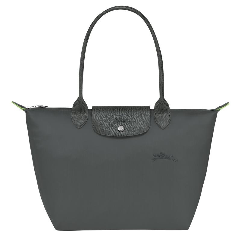 Graphite Grey Longchamp Le Pliage Green M Women\'s Tote Bag | TMOS-92374