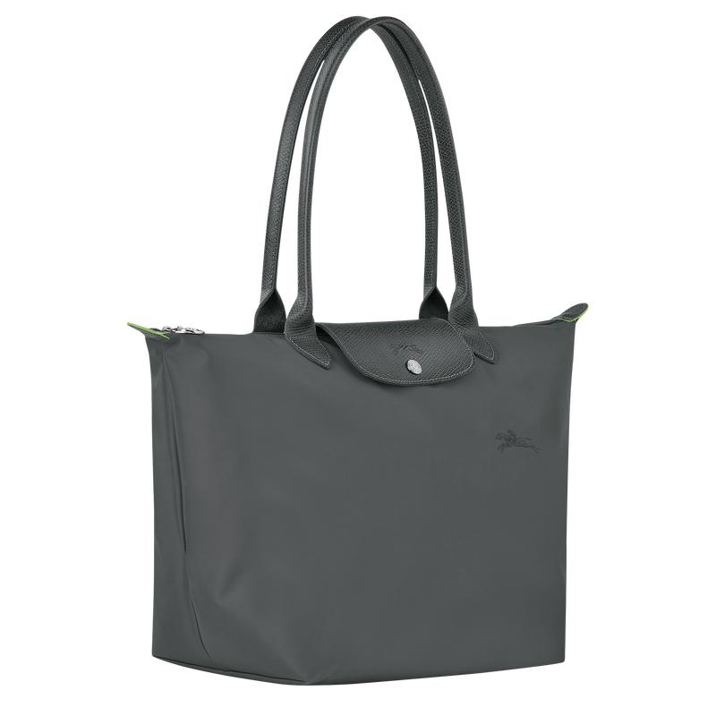 Graphite Grey Longchamp Le Pliage Green L Women's Tote Bag | YKRQ-02846