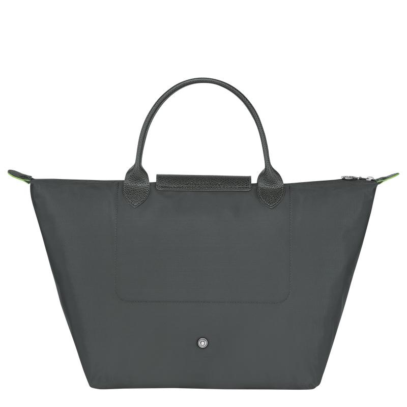 Graphite Grey Longchamp Le Pliage Green M Women's Handbags | CVHT-72635