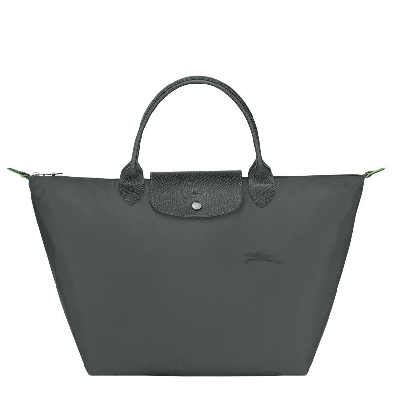 Graphite Grey Longchamp Le Pliage Green M Women\'s Handbags | CVHT-72635