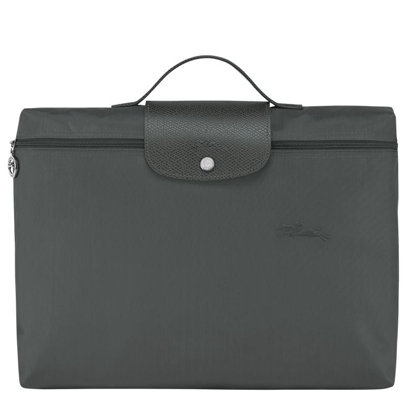 Graphite Grey Longchamp Le Pliage Green S Women\'s Briefcase | QHPT-29847