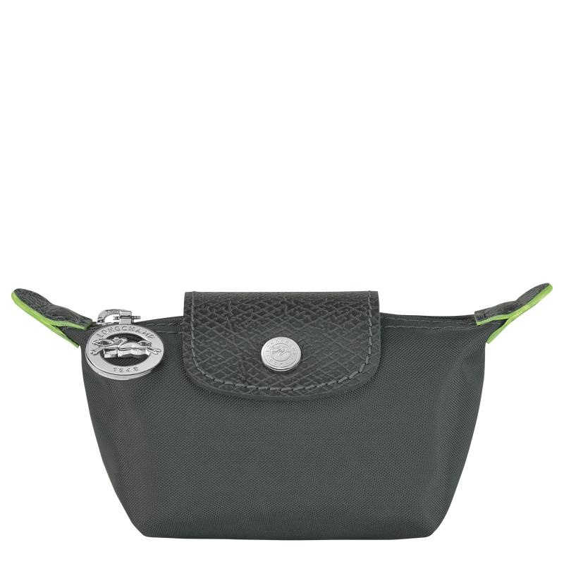 Graphite Grey Longchamp Le Pliage Green Men\'s Coin Purses | IWOL-73285