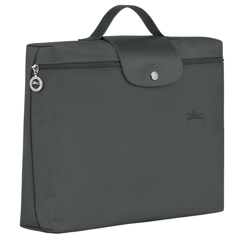 Graphite Grey Longchamp Le Pliage Green S Men's Briefcase | WUTN-85349