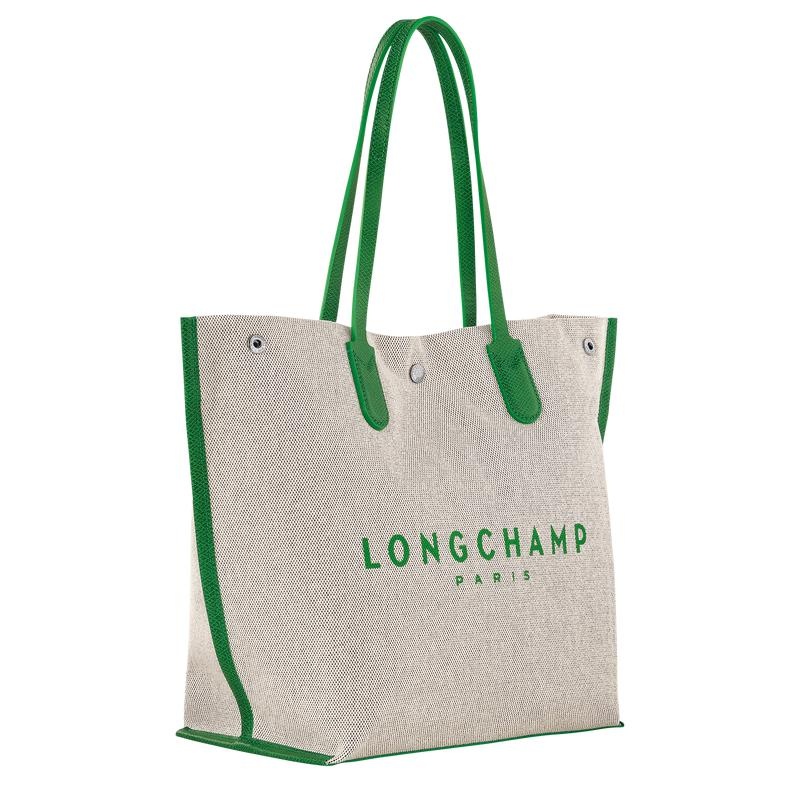 Green Longchamp Essential L Women's Tote Bag | UTZS-18940