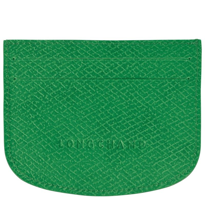 Green Longchamp Épure Men's Cardholders | MZDP-74619