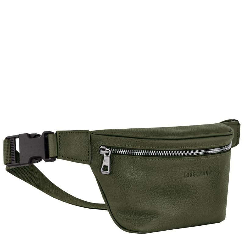 Khaki Longchamp Le Foulonné M Men's Belt Bags | NDRB-58093