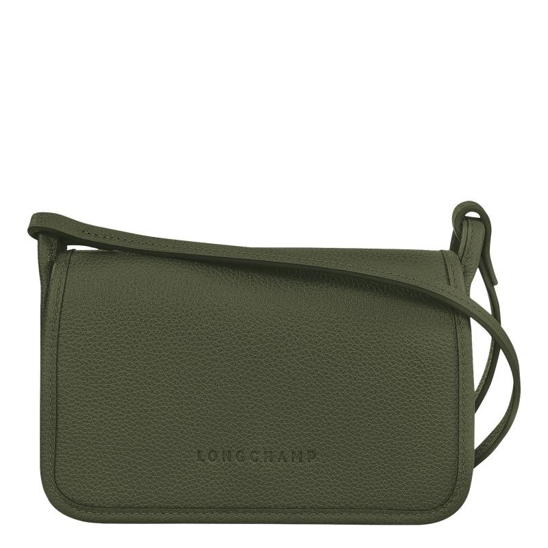 Khaki Longchamp Le Foulonné XS Women\'s Clutch Bag | PZKQ-39105