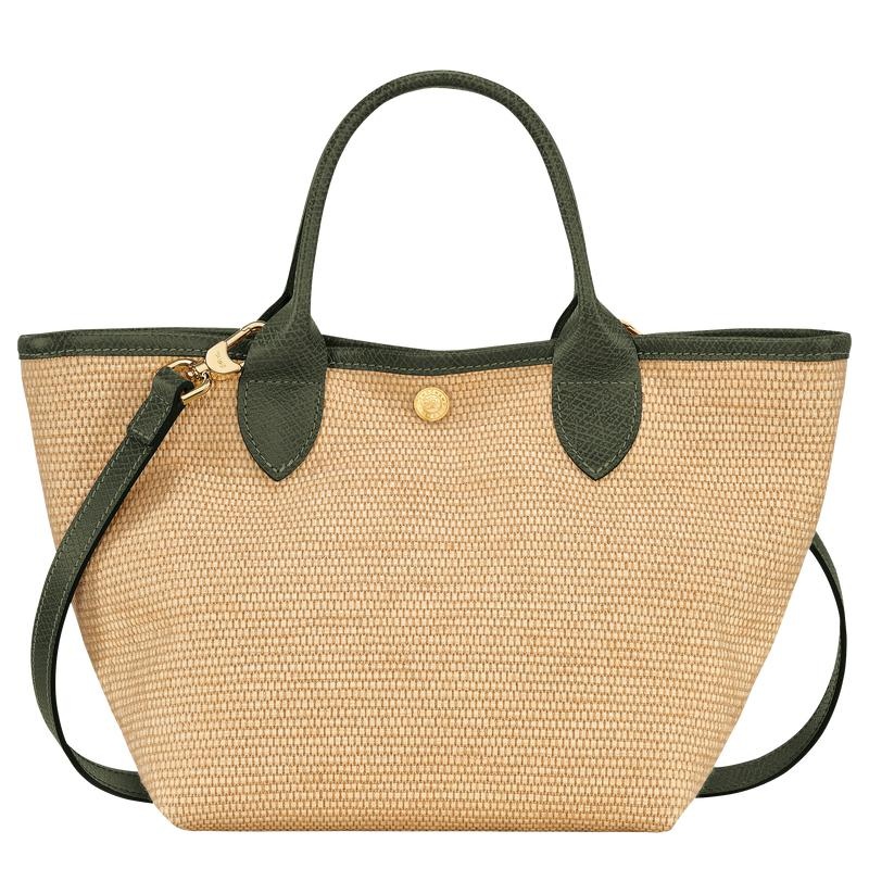 Khaki Longchamp Le Panier Pliage S Women's Basket Bag | RAOY-08492