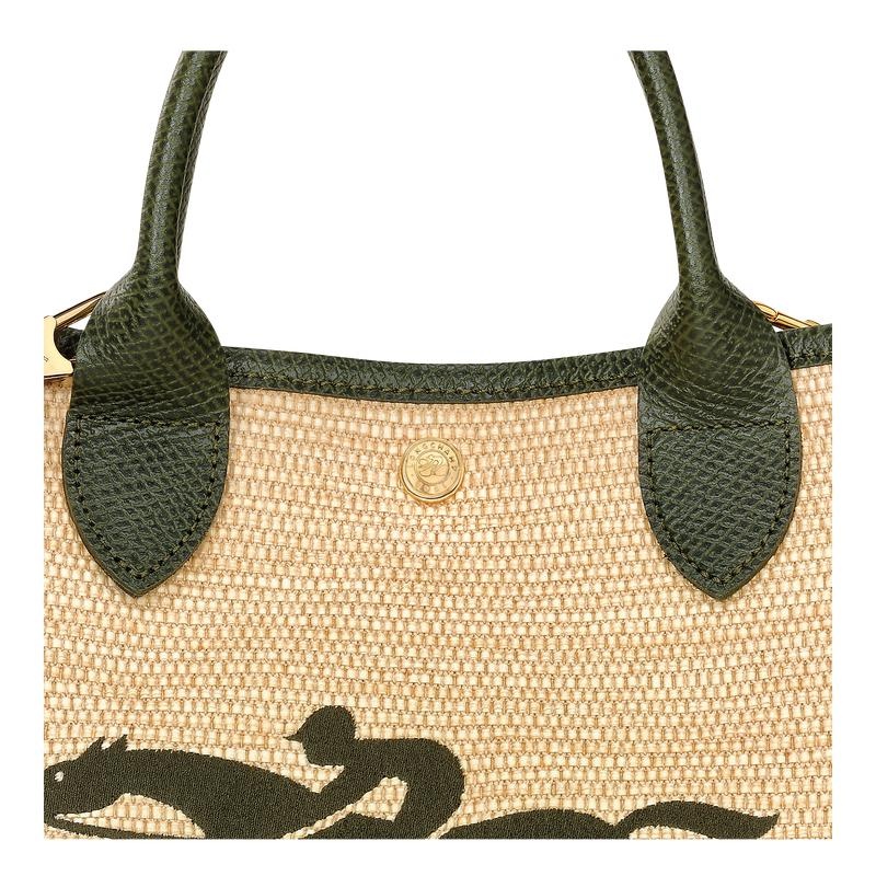 Khaki Longchamp Le Panier Pliage S Women's Basket Bag | RAOY-08492