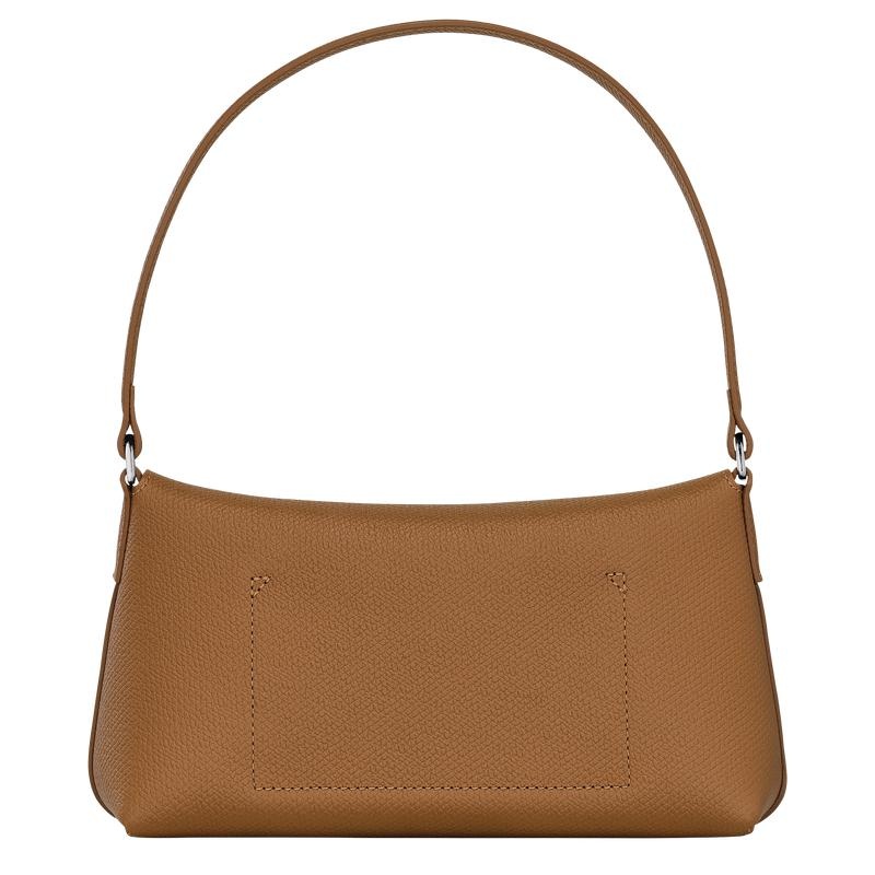 Natural Brown Longchamp Roseau S Women's Hobo Bags | DFBV-15893