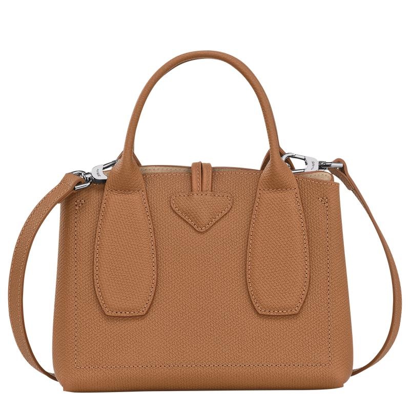 Natural Brown Longchamp Roseau S Women's Handbags | YCZU-13406