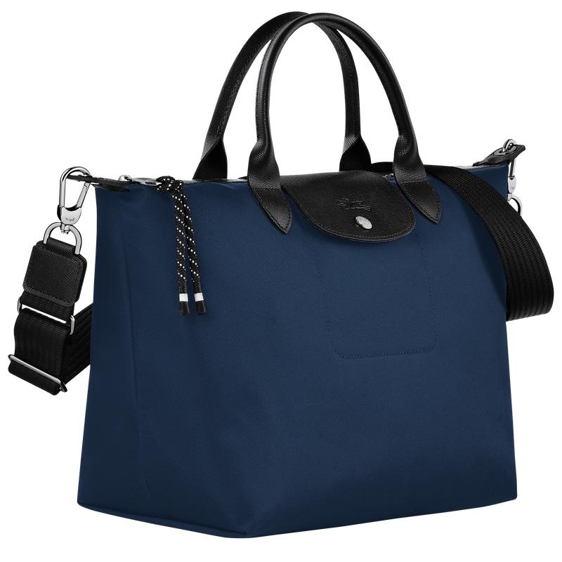 Navy Longchamp Le Pliage Energy L Women's Handbags | VIAN-94836