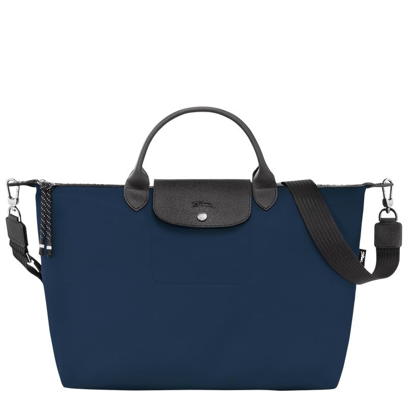 Navy Longchamp Le Pliage Energy XL Men\'s Handbags | QNSL-05427