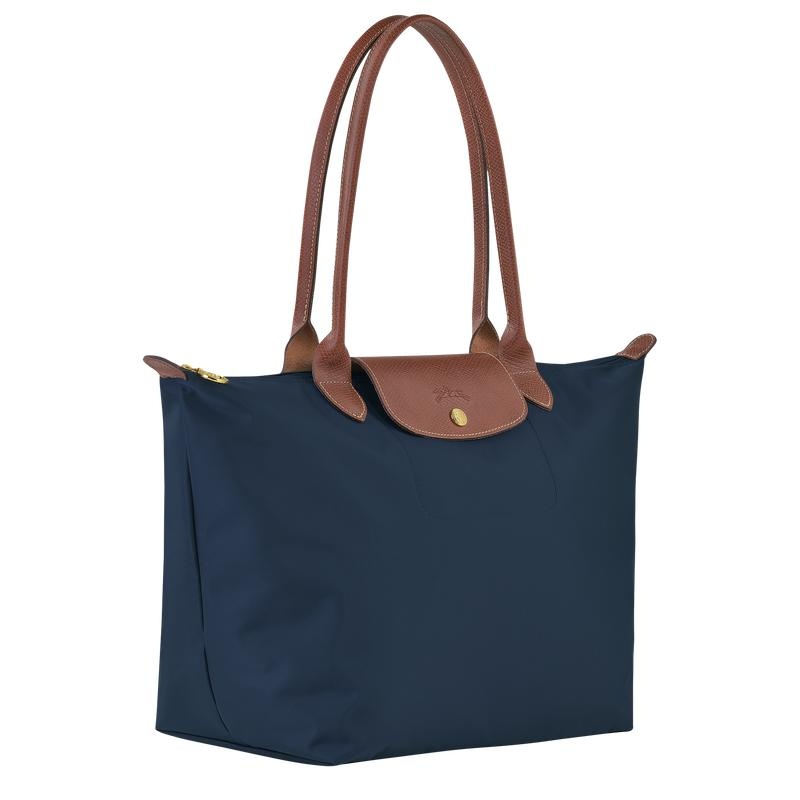 Navy Longchamp Le Pliage Original L Women's Tote Bag | HXGC-40659