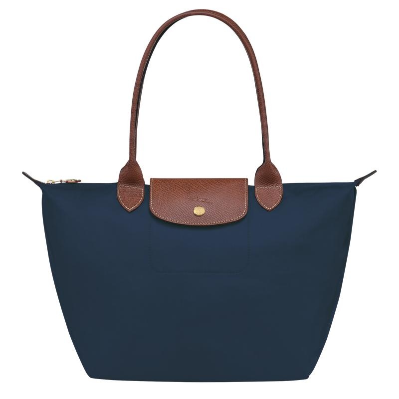 Navy Longchamp Le Pliage Original M Women\'s Tote Bag | TMCA-58126