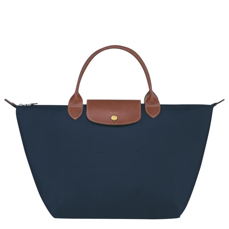 Navy Longchamp Le Pliage Original M Women\'s Handbags | GQYU-38714