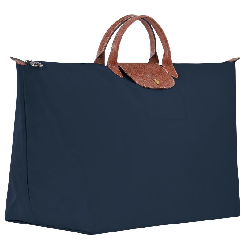 Navy Longchamp Le Pliage Original M Women's Travel Bags | DYUG-20714