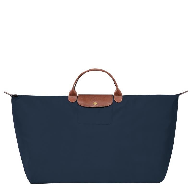 Navy Longchamp Le Pliage Original M Women\'s Travel Bags | DYUG-20714