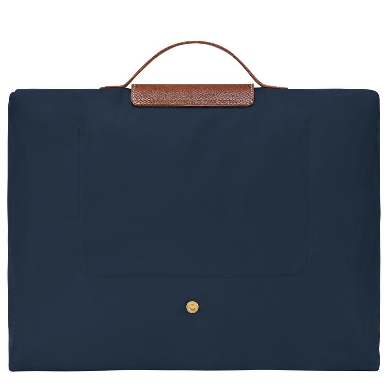 Navy Longchamp Le Pliage Original S Men's Briefcase | IEQJ-97634