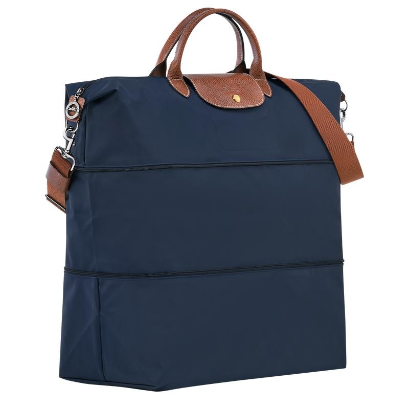 Navy Longchamp Le Pliage Original expandable Men's Travel Bags | OJYF-78234