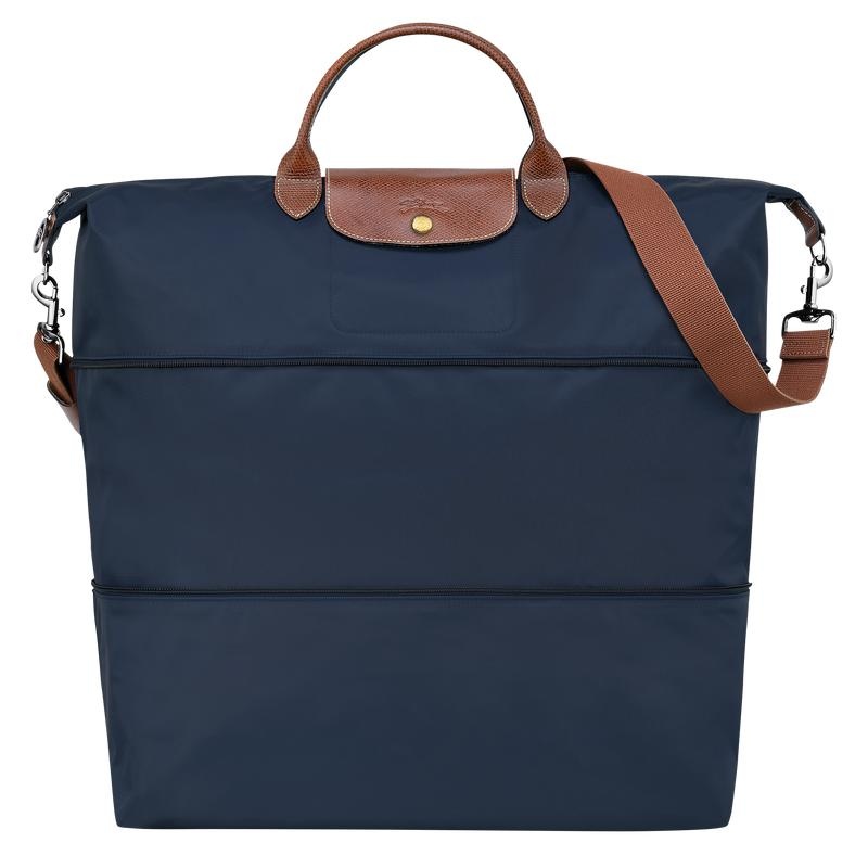 Navy Longchamp Le Pliage Original expandable Men\'s Travel Bags | OJYF-78234