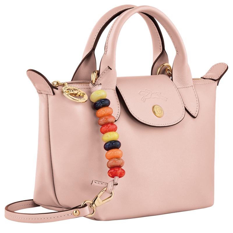 Nude Pink Longchamp Le Pliage Xtra XS Women's Handbags | EYWC-92416