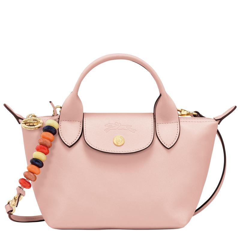 Nude Pink Longchamp Le Pliage Xtra XS Women\'s Handbags | EYWC-92416