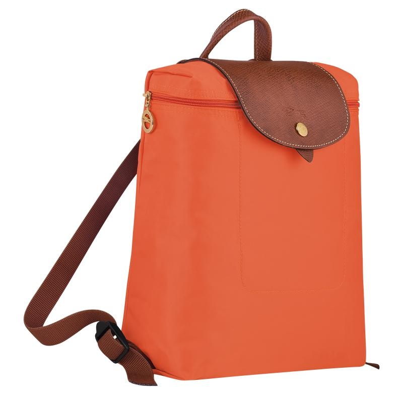 Orange Longchamp Le Pliage Original M Men's Backpacks | BODX-64527