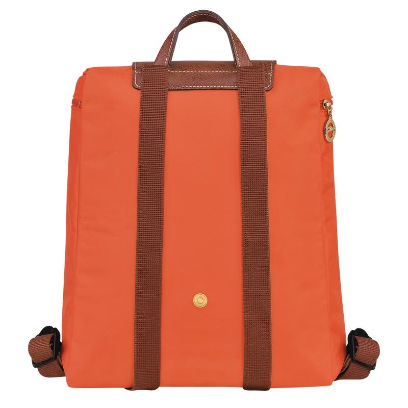 Orange Longchamp Le Pliage Original M Men's Backpacks | BODX-64527