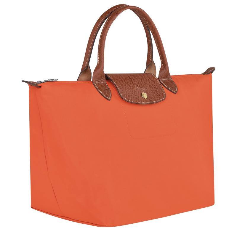 Orange Longchamp Le Pliage Original M Women's Handbags | RPKL-50942