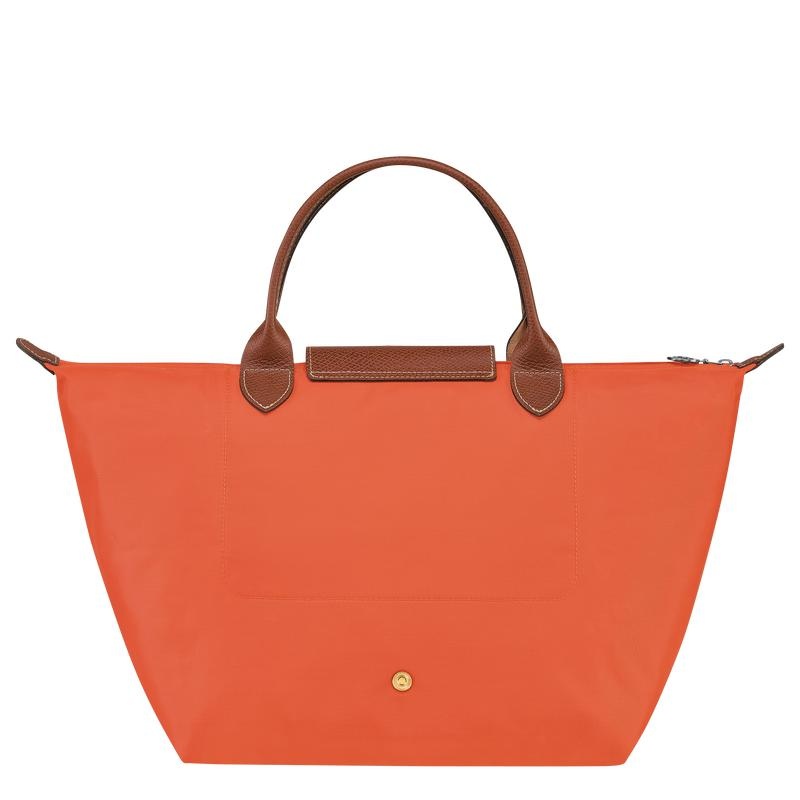 Orange Longchamp Le Pliage Original M Women's Handbags | RPKL-50942