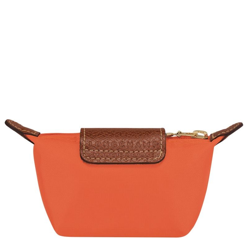 Orange Longchamp Le Pliage Original Women's Coin Purses | LHTC-71429