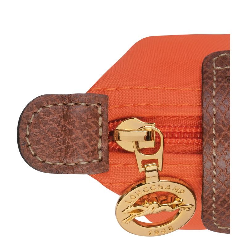 Orange Longchamp Le Pliage Original Women's Coin Purses | LHTC-71429