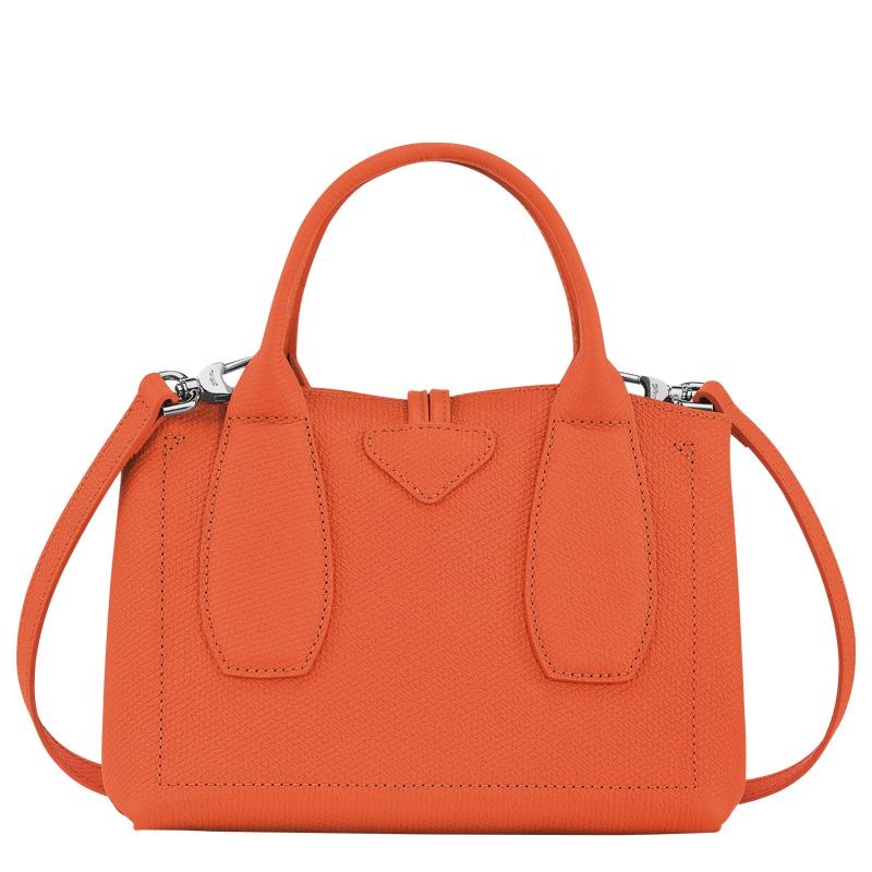 Orange Longchamp Roseau S Women's Handbags | BMVW-86752