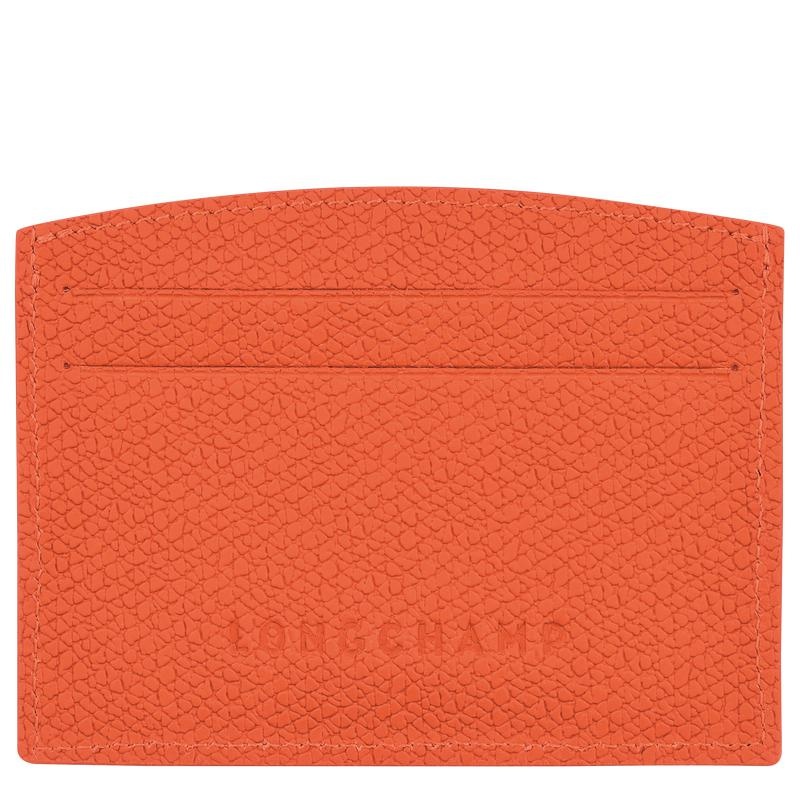 Orange Longchamp Roseau Women's Cardholders | SUZP-10875